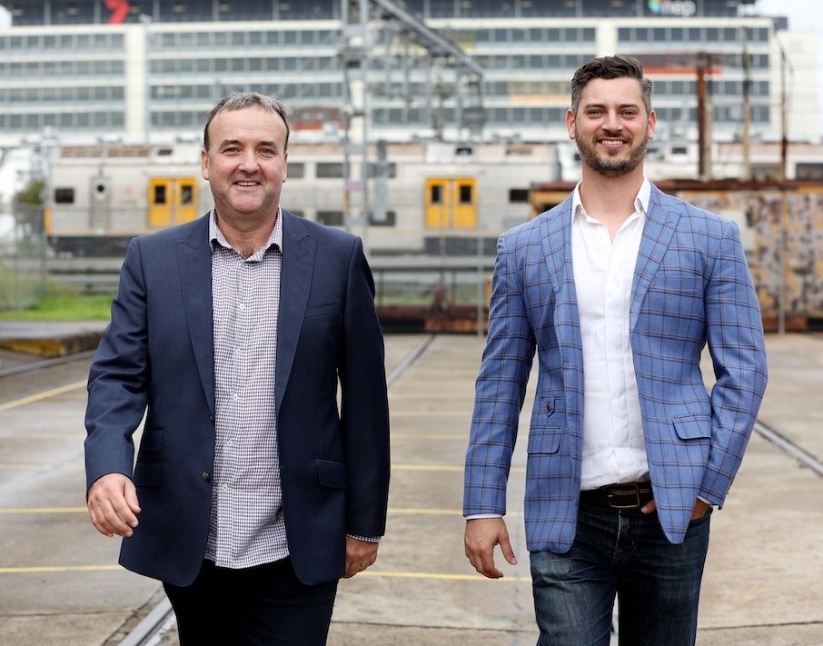 Ben Brophy and Shane Berkinshaw, co-founders of Upwire